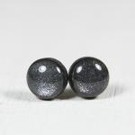 Black Sparkle Stud Earrings..