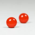 Fiesta Red Stud Earrings - ..