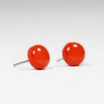 Fiesta Red Stud Earrings - ..