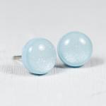Sky Blue Shimmer Studs Earr..