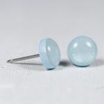 Sky Blue Shimmer Studs Earr..