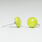 Chartreuse Stud Earrings - ..