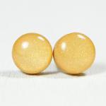 Gold Stud Earrings - Medium..
