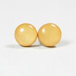 Gold Stud Earrings - Medium..