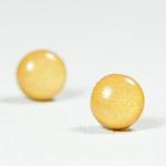 Gold Stud Earrings - Medium..
