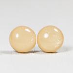 Ecru Tan Shimmer Polymer Cl..