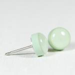 Mint Green Stud Earrings - ..