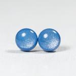 French Blue Shimmer Stud Ea..