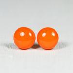 Orange Post Earrings - Stud..