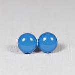 French Blue Stud Earrings -..