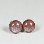Chocolate Brown Stud Earrin..