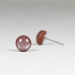Chocolate Brown Stud Earrin..
