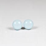 Sky Blue Stud Earrings -Blu..