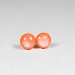 Orange Shimmer Earrings Stu..