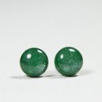 Leaf Green Shimmer Studs - ..