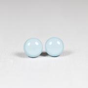 Sky Blue Stud Earrings -Blue Small Post Earrings - Polymer Clay and Resin Jewelry